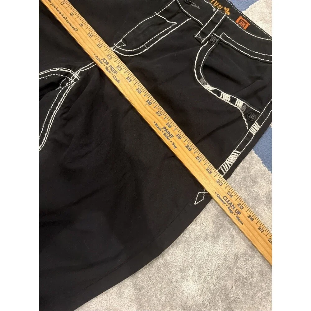Rock Revival ELIAS Straight Black Jeans Mens 38 CUSTOM WAIST (See Measurements) - Picture 14 of 14